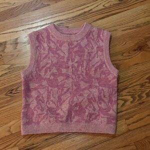 FRNCH Soft Pink Knit Tank Top